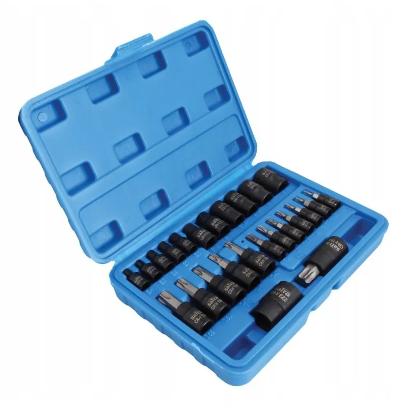 nasadni ključevi set 1/4" 3/8" 1/2", 25 komada - slika 2