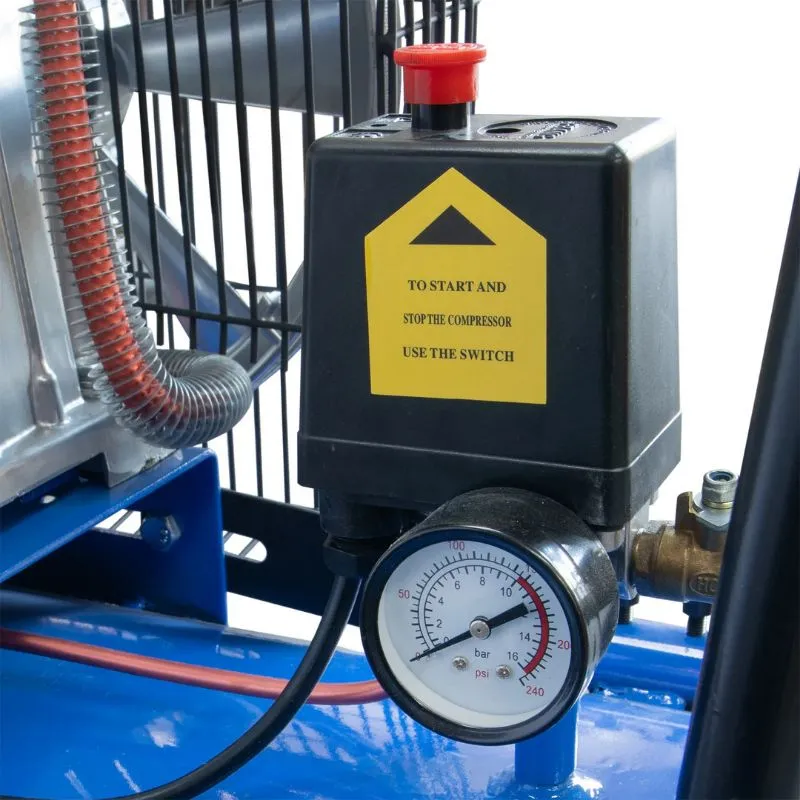 klipni kompresor zraka 200 l, 3 kw, 400 v, 10 bar - slika 4