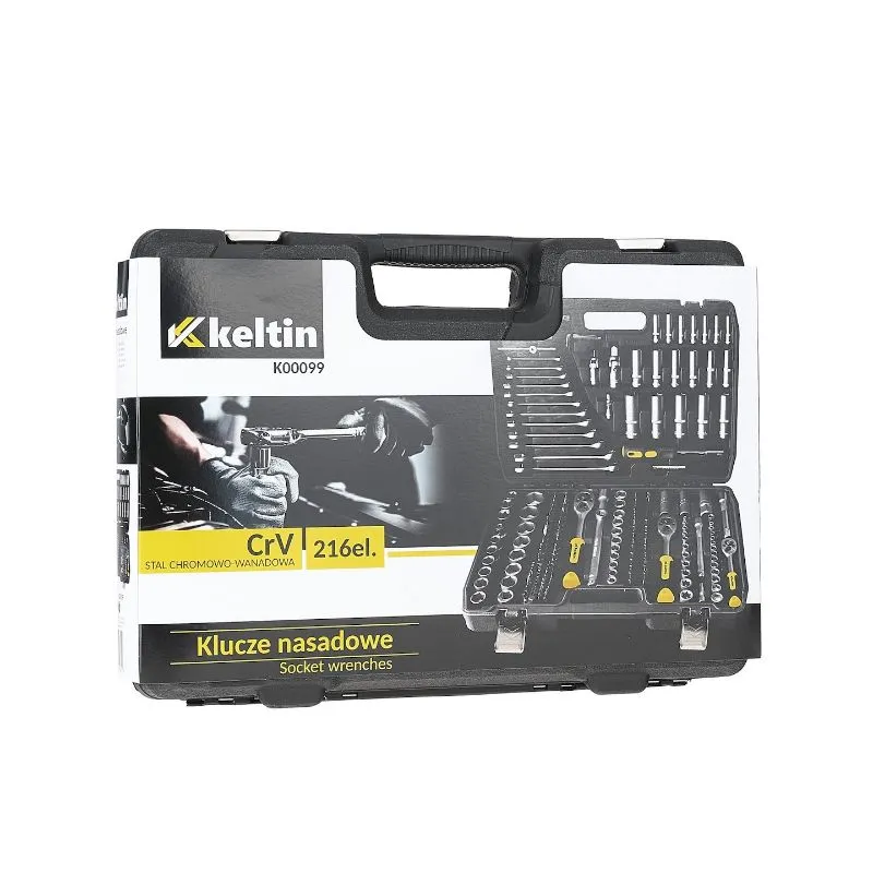 set nasadnih ključeva 1/4", 3/8", 108 komada - slika 6