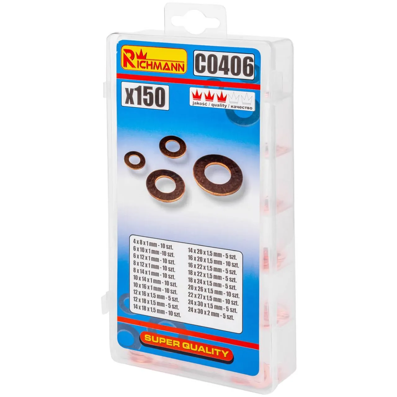 set bakrenih podloški 150 kom - slika 2