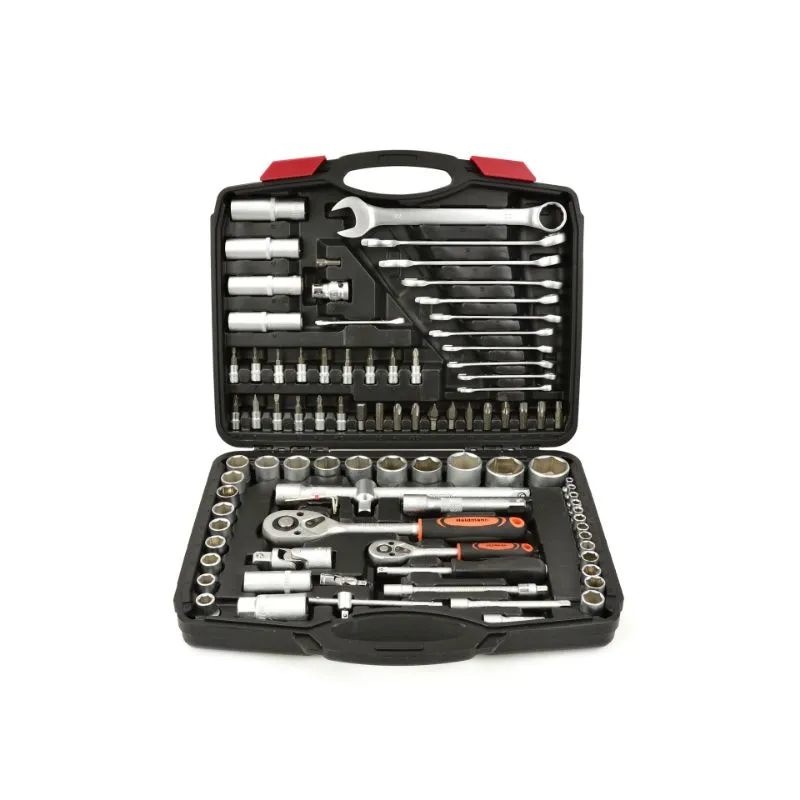 set nasadnih ključeva 1/2" i 1/4", 94 komada - slika 1