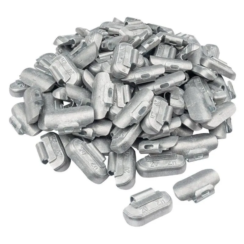 clip on utezi za čelične felge, 20 g, 100 kom, cink - slika 3