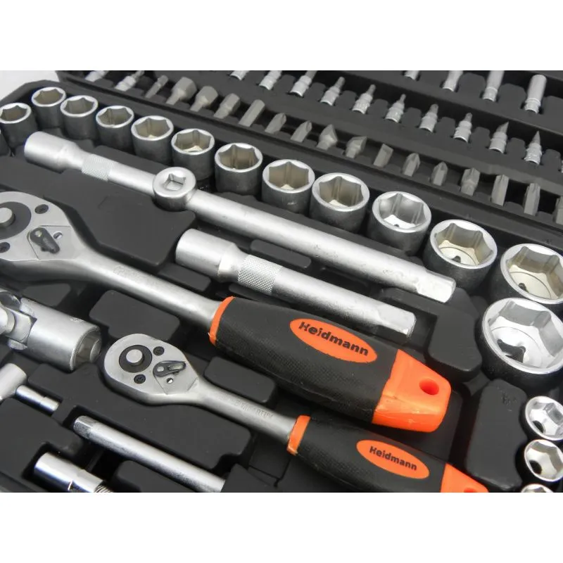 set nasadnih ključeva 1/2" i 1/4", 94 komada - slika 4