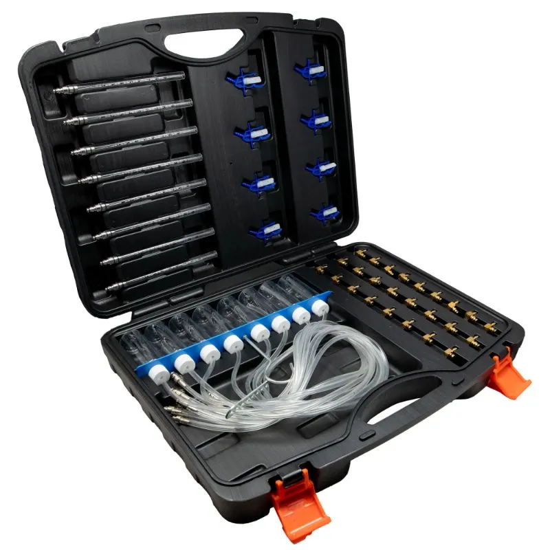 common rail set mjerača protoka goriva s adapterima za v8 motore - slika 3