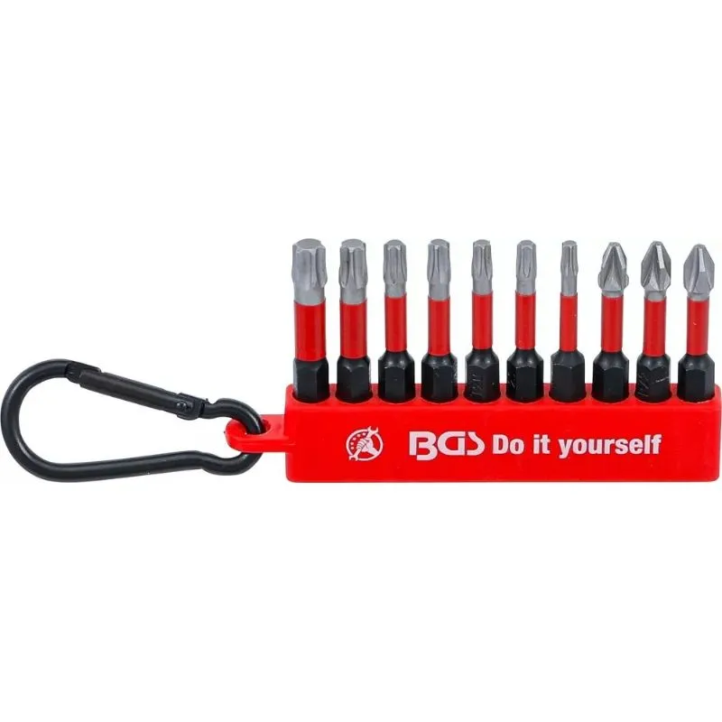 Set torzionih bitova | vanjski šesterokut 6,3 mm (1/4") | 10-dijelni - Prelog