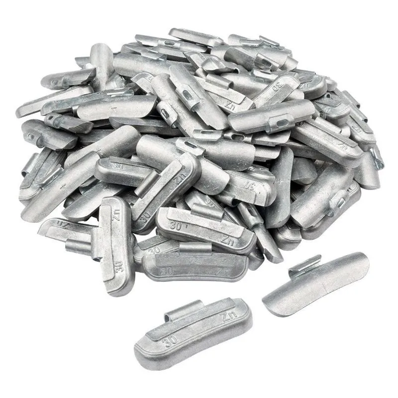 clip on utezi za čelične felge, 30 g, 100 kom, cink - slika 3