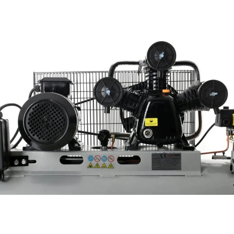 klipni kompresor 150 l, v3, 10 bara, 420 l/min, 400v - slika 7