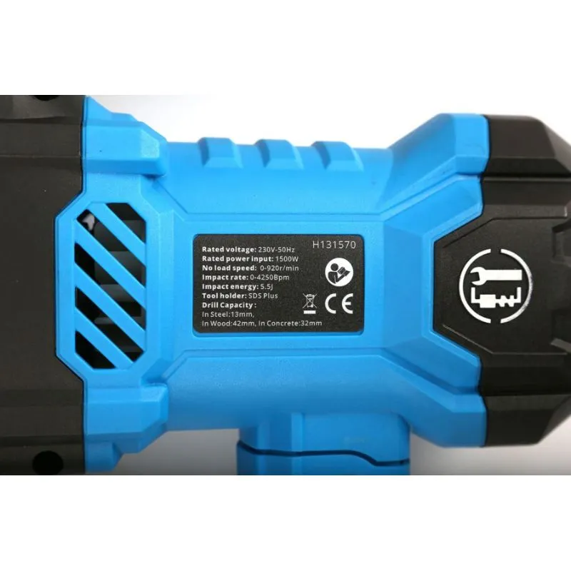sds+ udarna bušilica/bušaći čekić za razbijanje 1500 w - slika 9