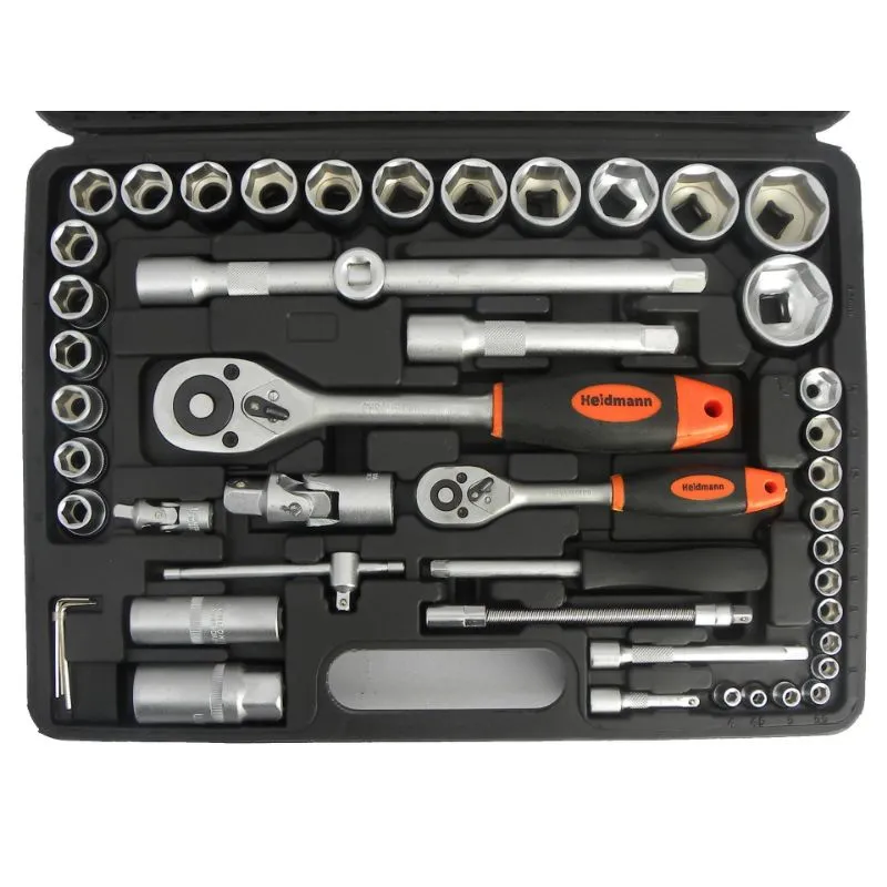 set nasadnih ključeva 1/2" i 1/4", 94 komada - slika 2