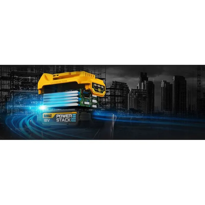 dewalt aku udarna bušilica 18v, 90 nm, 2 x power stack baterije - slika 2