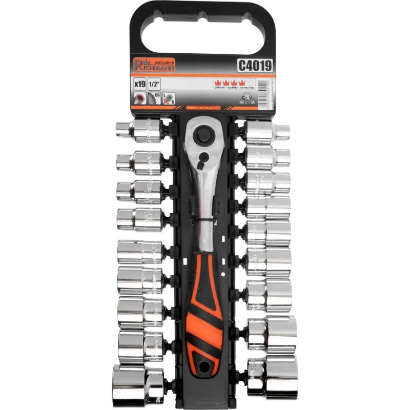 set nasadnih ključeva 8 - 32 mm, 1/2" - slika 1
