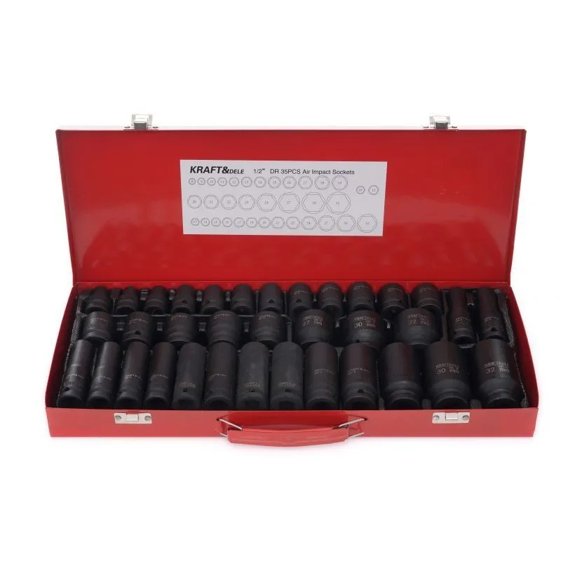 set udarnih nasadnih ključeva 1/2 8-32mm - slika 1