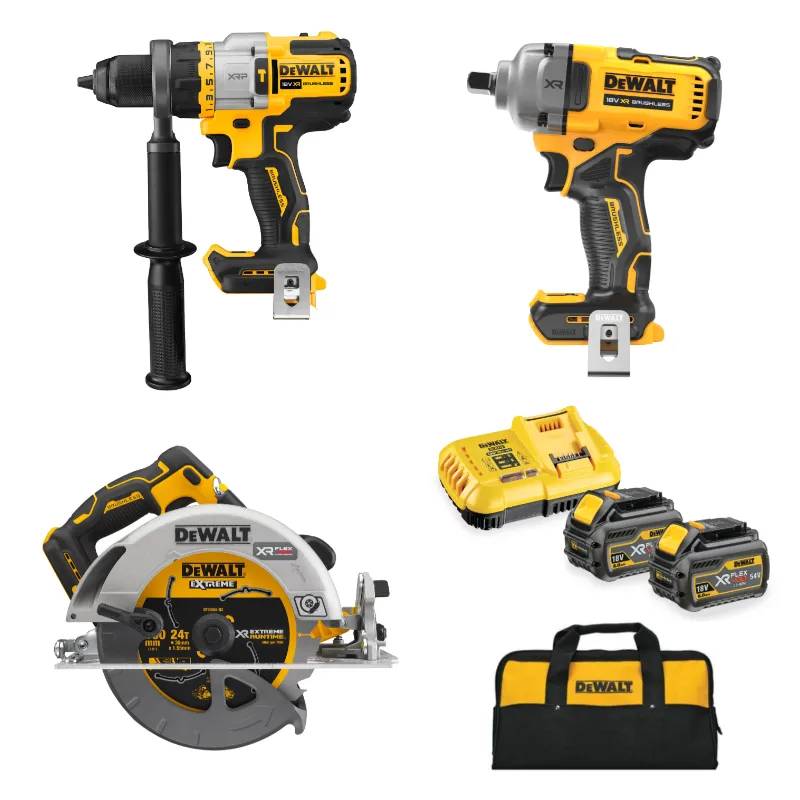 dewalt aku udarni odvijač, bušilica , kružna pila, 2x flexvolt akku , - slika 1