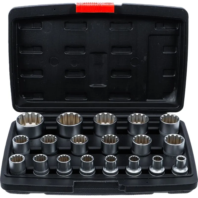 Set nasadnih ključeva, Gear Lock | 12,5 mm, 1/2" | 19 kom - Prelog