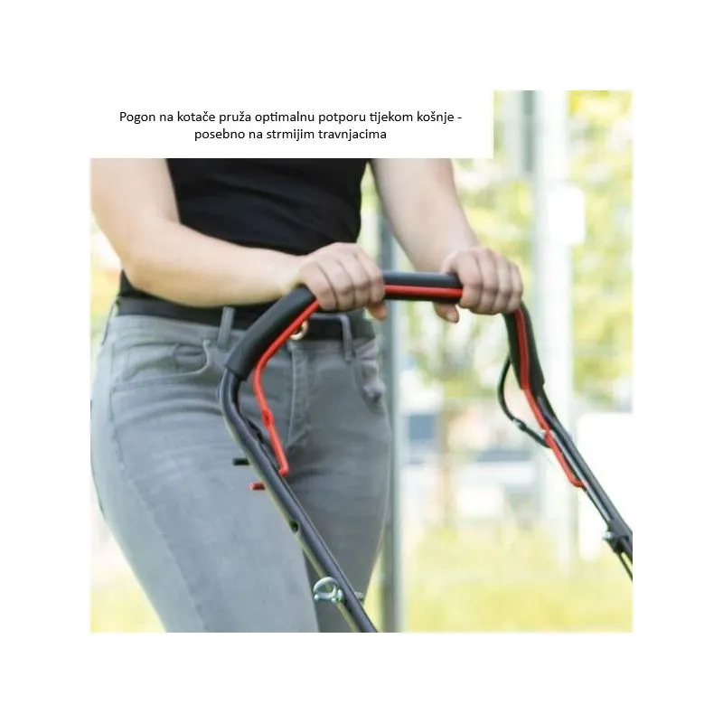 benzinska kosilica ms132-42, širina 42 cm, vreća 45 l - slika 3