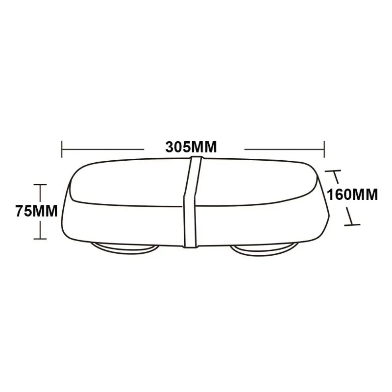 led mini svjetlosna traka, magnetna, 305 mm - slika 2