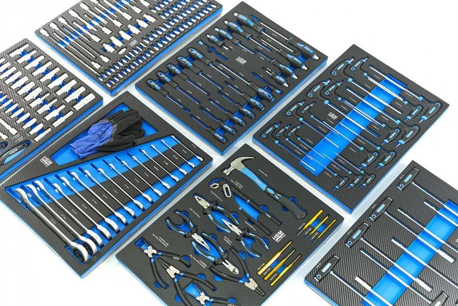 plavi set od 262 komada premium alata, 7 uložaka - slika 2