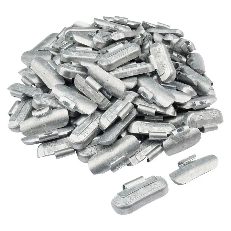 clip on utezi za čelične felge, 25 g, 100 kom, cink - slika 4