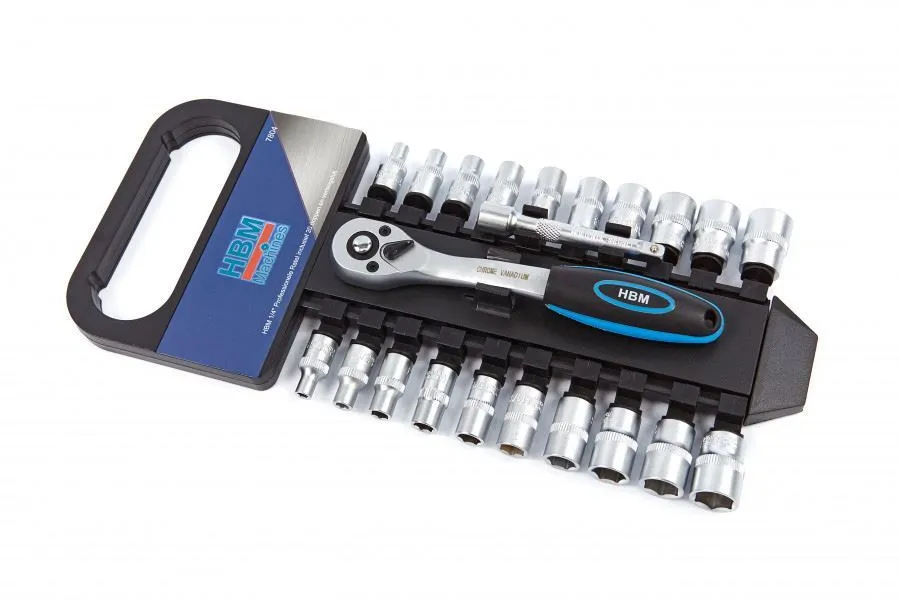 set nasadnih ključeva 1/4" 20-djelni - slika 2