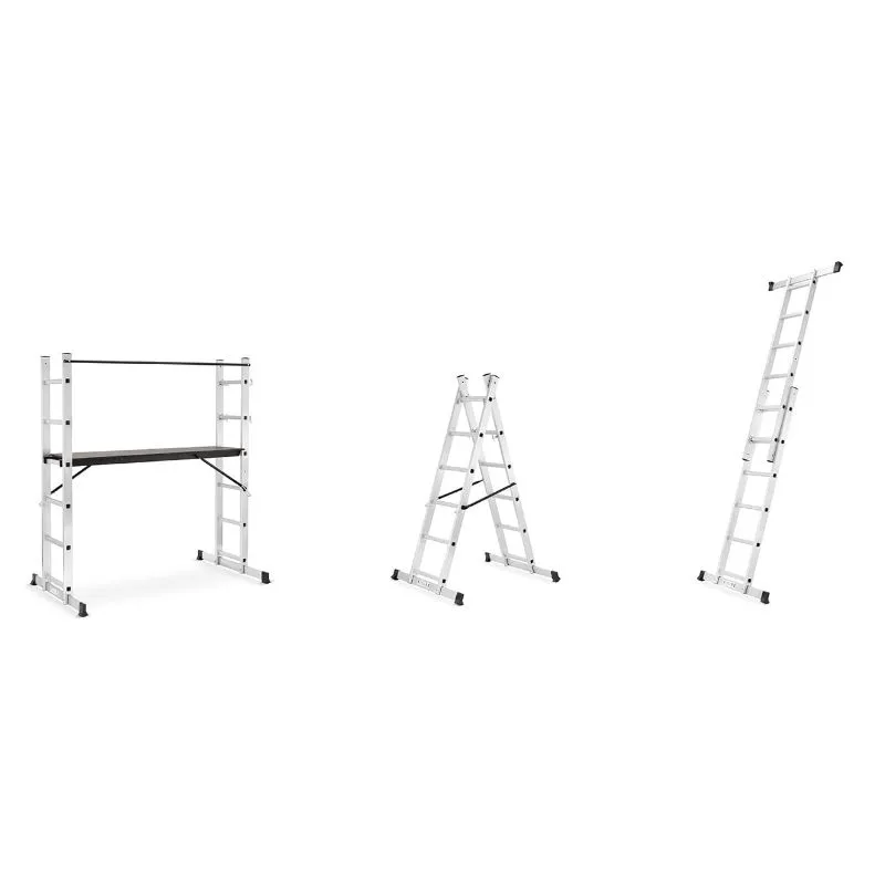 aluminijska skela - ljestve 2x6 gazišta - slika 2