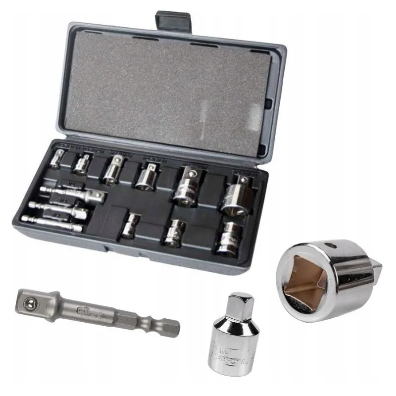 set adaptera i bitova 1/2", 1/4", 3/8", 3/4" - slika 2