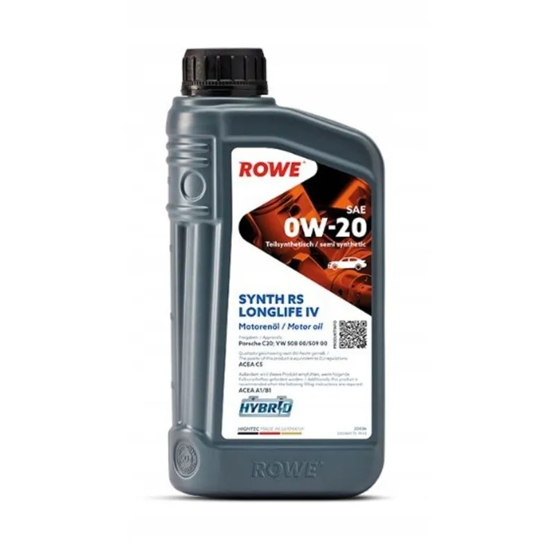 rowe hightec synt rs longlife iv 0w20 1l - slika 1