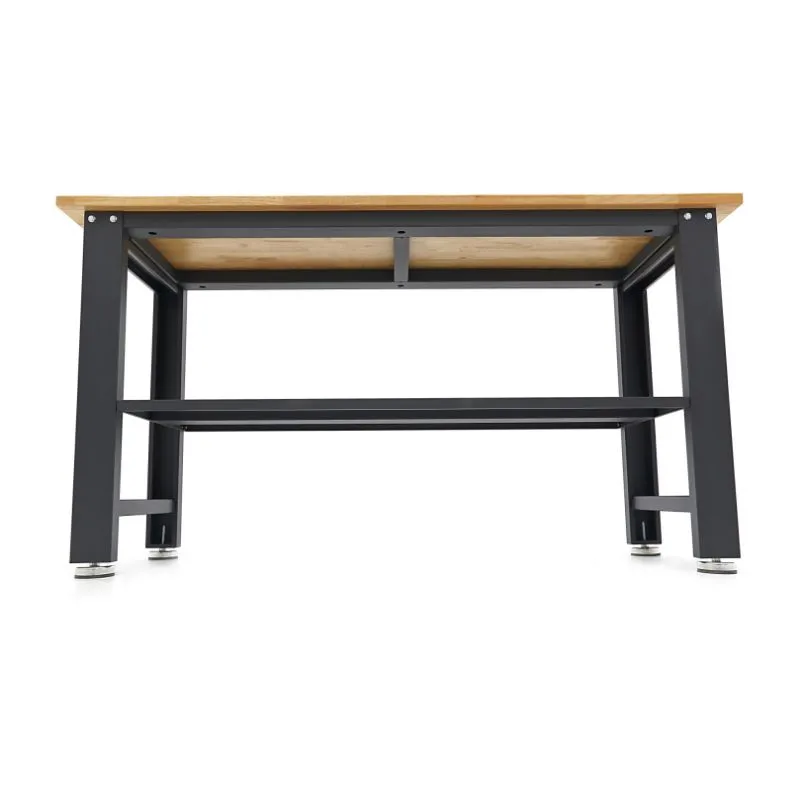 radni stol s drvenom radnom pločom 160cm - slika 4