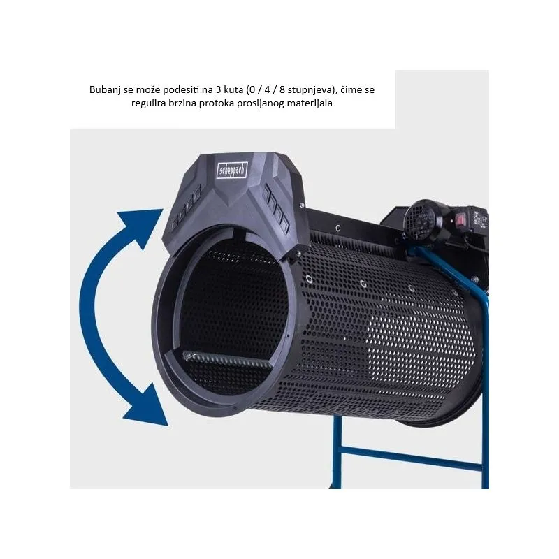 rotacijsko sito, 350 w, bubanj o395 mm, 230 v, rs500 - slika 5