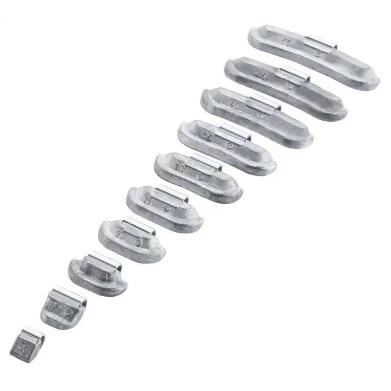 clip-on utezi za čelične felge, 50g, 50 kom, olovo-pb - slika 5