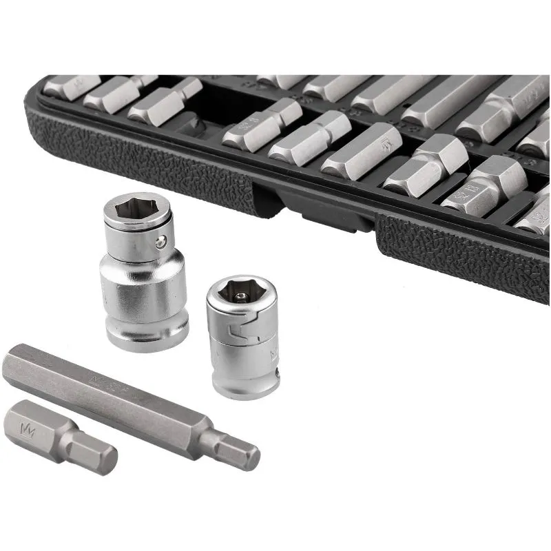 set hex bitova, imbusa, h4 - h14, 1/2", 3/8" - slika 4