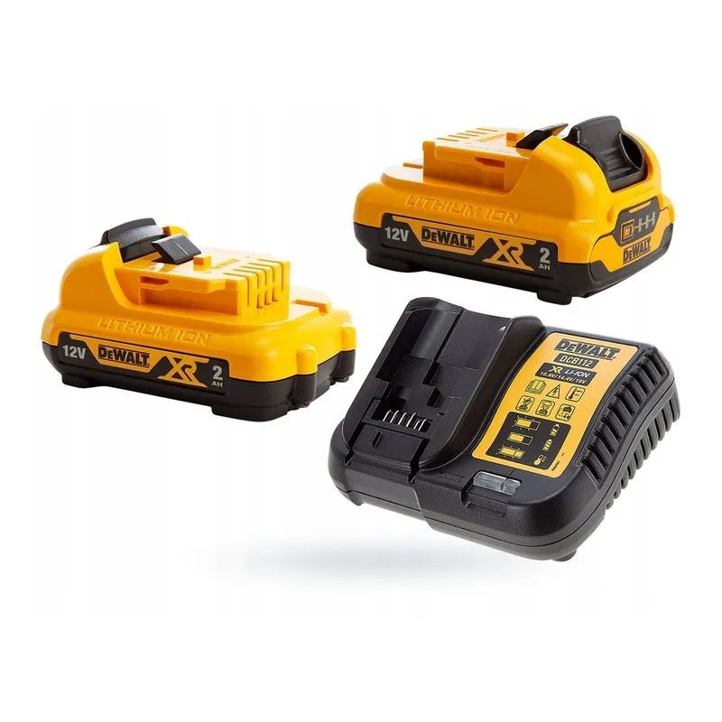 dewalt aku udarni odvijač 1/4" 12v + 2 x 2,0 ah, s koferom - slika 2