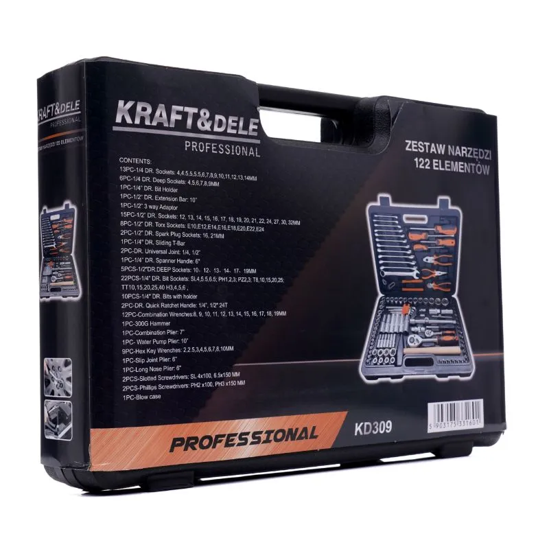 set nasadnih ključeva u koferu 122 kom - slika 2