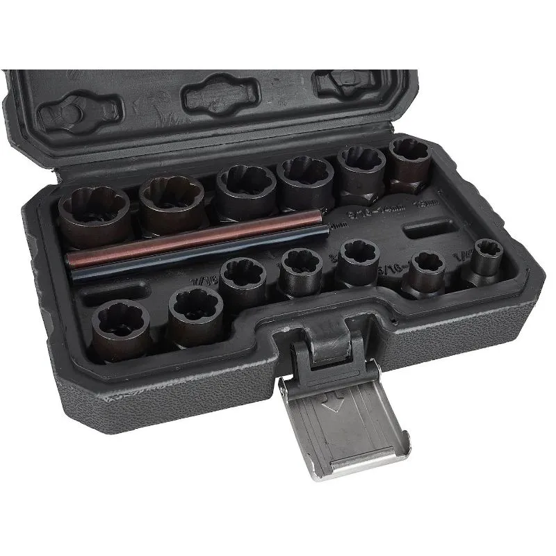 set izvlakača vijaka 6-19 mm, 15 komada - slika 4