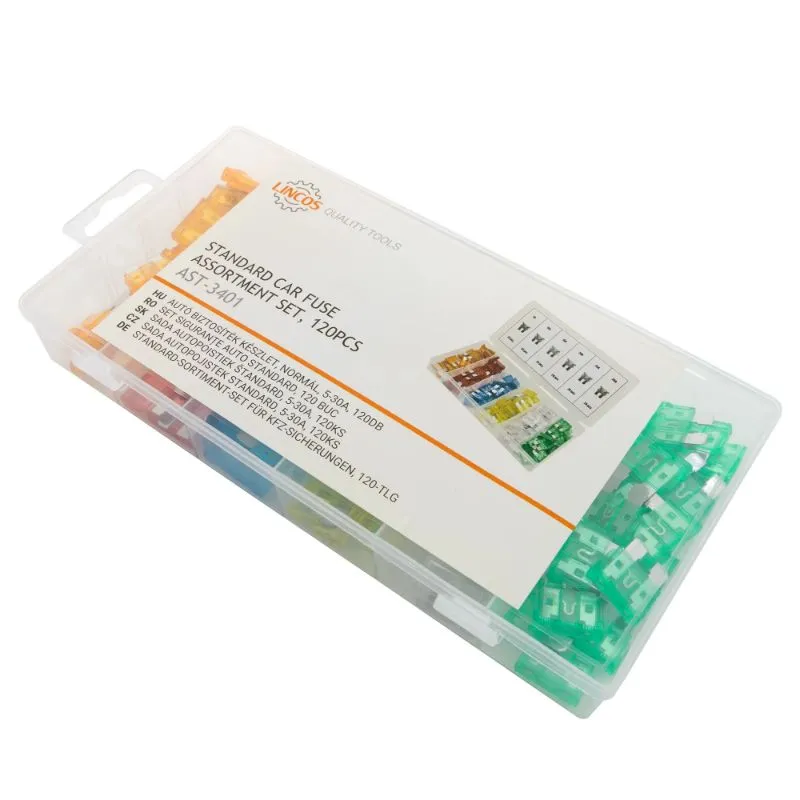 standardni set auto osigurača, 120 kom - slika 3