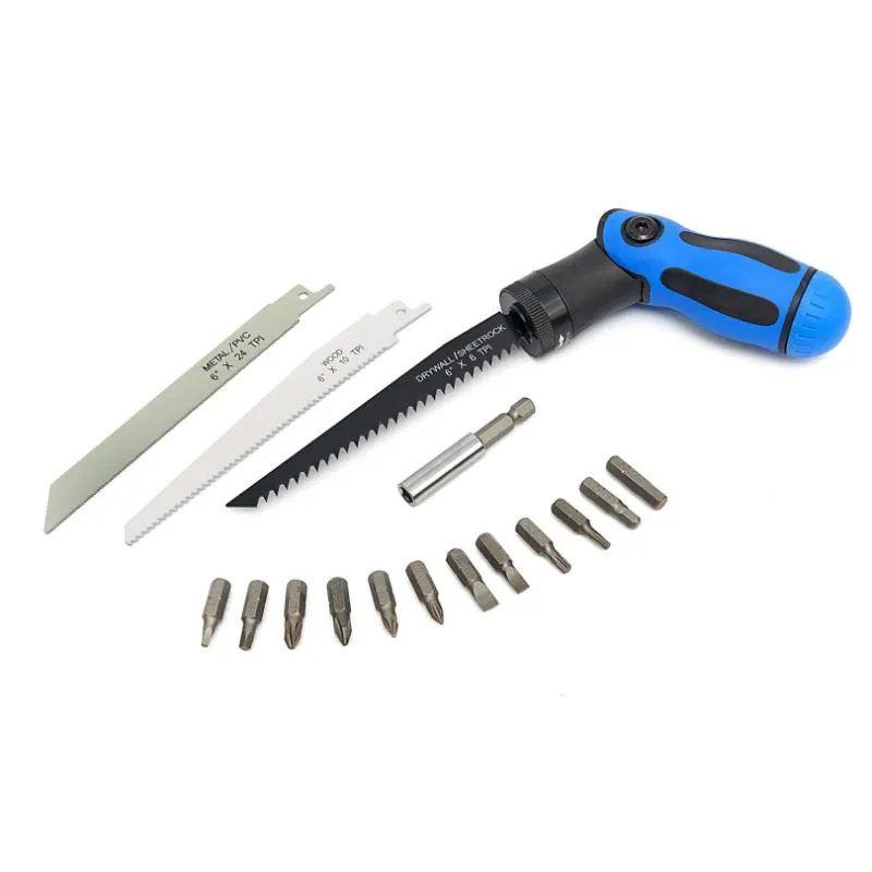 Multitool, višenamjenski set alata sa odvijačima i pilama za rezanje - Prelog
