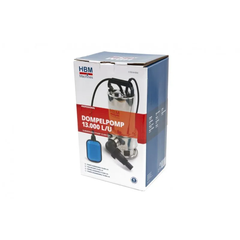 potopna pumpa za prljavu-čistu vodu 750w, 13000 l/h - slika 2