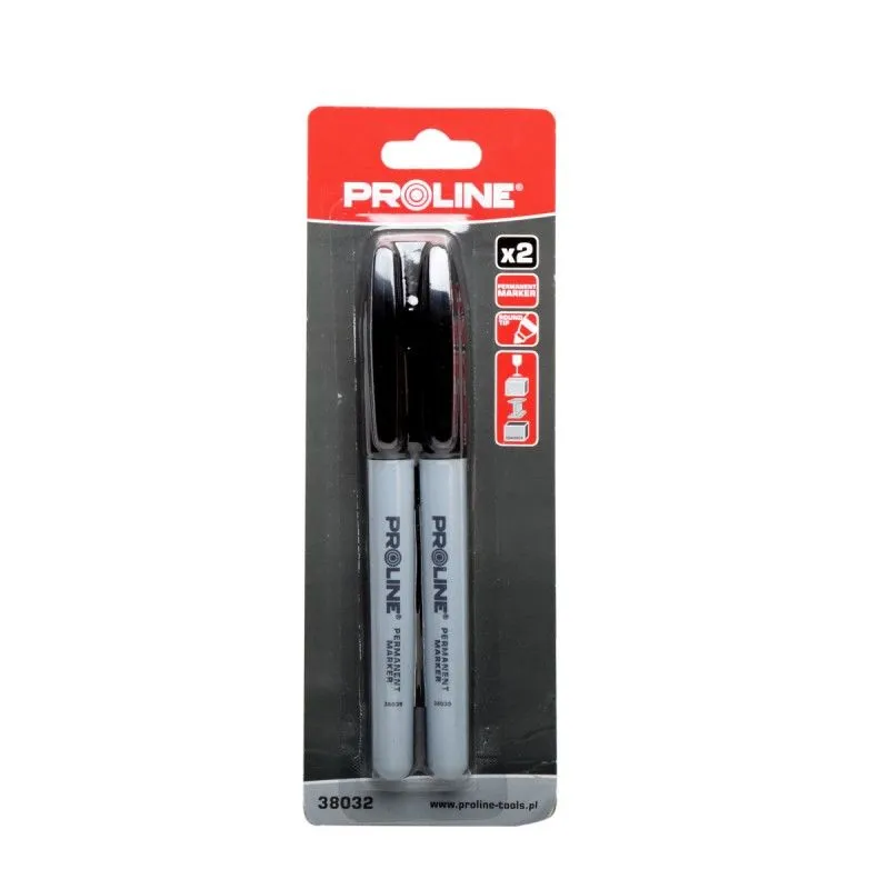 mini marker/flomaster - crni, 2 komada - slika 2