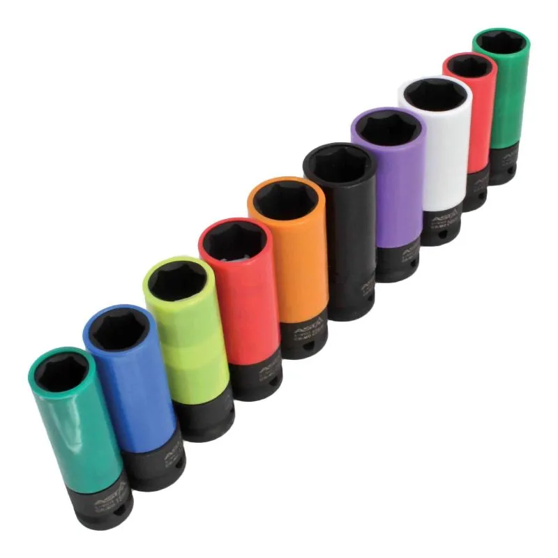 set nasadnih ključeva sa zaštitom za alu felge 1/2", 10 komada - slika 3