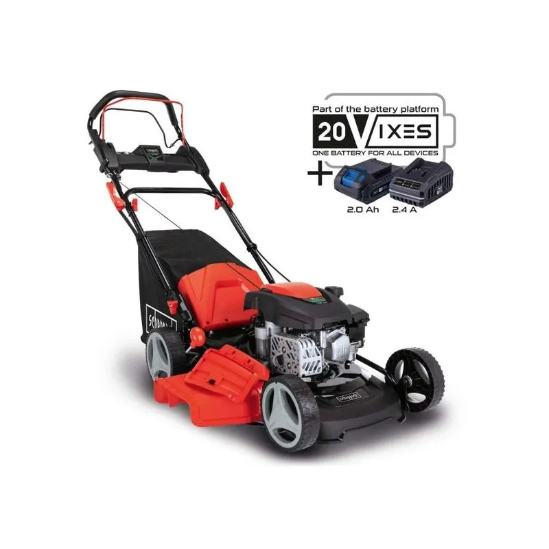 benzinska kosilica ms150-46e, širina 46 cm, vreća 55 l, 2 ah bateriju - slika 8