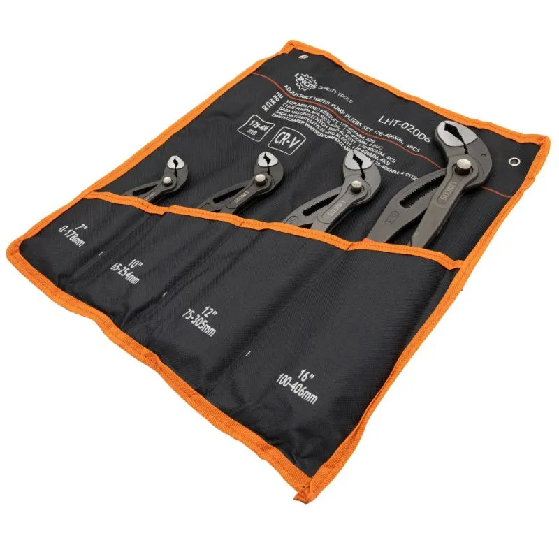 set kliješta za cijevi, papagajke - od 178 do 400 mm - 4 dijela - slika 4