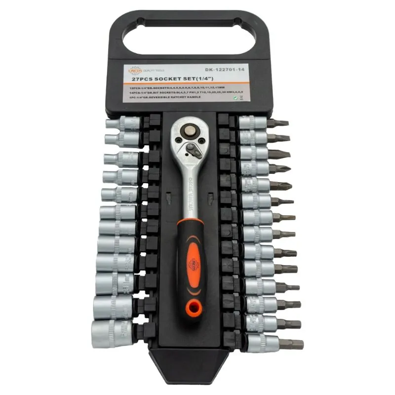 set nasadnih ključeva 1/4", 27 komada - slika 1
