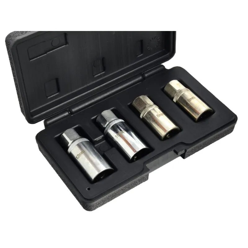 set nasadnih ključeva za oštečene vijke 6, 8, 10 i 12 mm, crv - slika 2