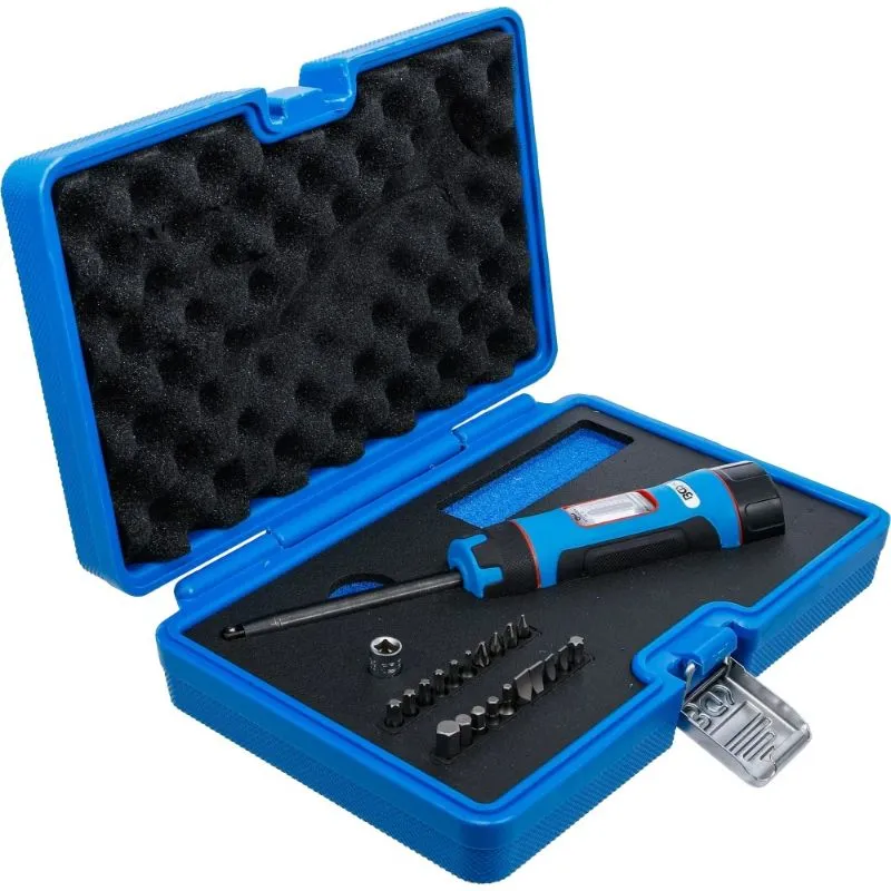 set moment ključa s bitovima 1/4" 1–8 nm s 22 dijela - slika 1