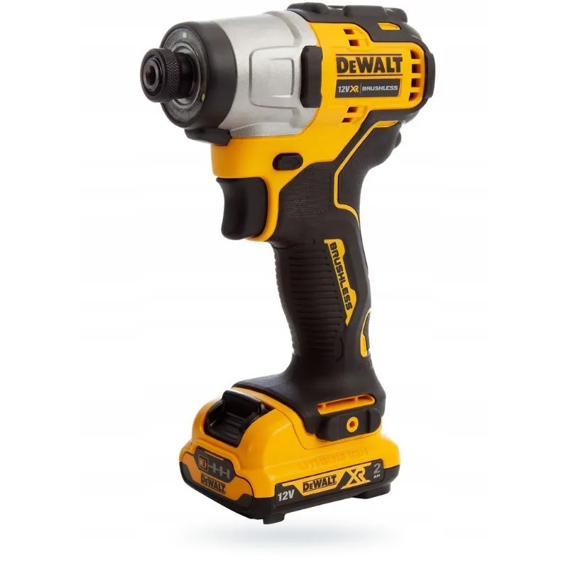 dewalt aku udarni odvijač 1/4" 12v + 2 x 2,0 ah, s koferom - slika 3