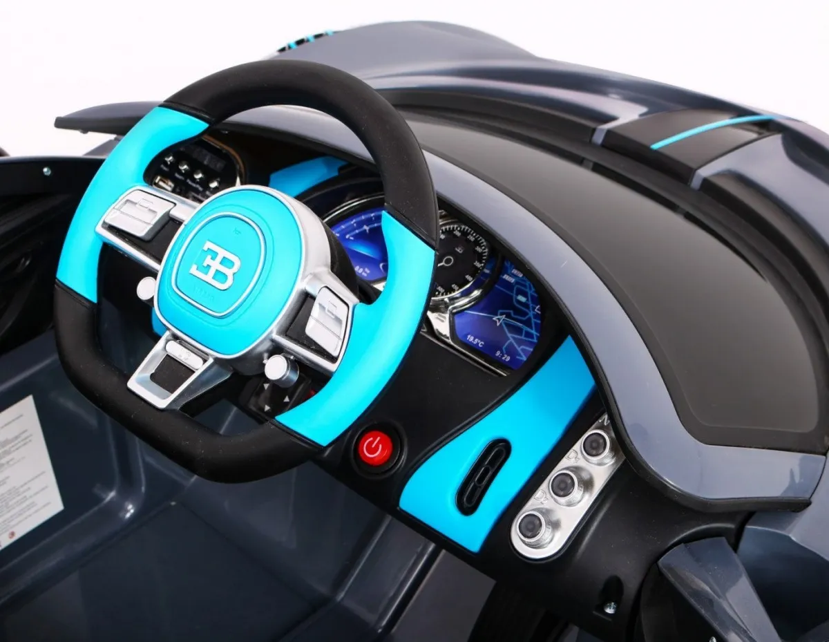 licencirani auto na akumulator bugatti divo - sivi - slika 4