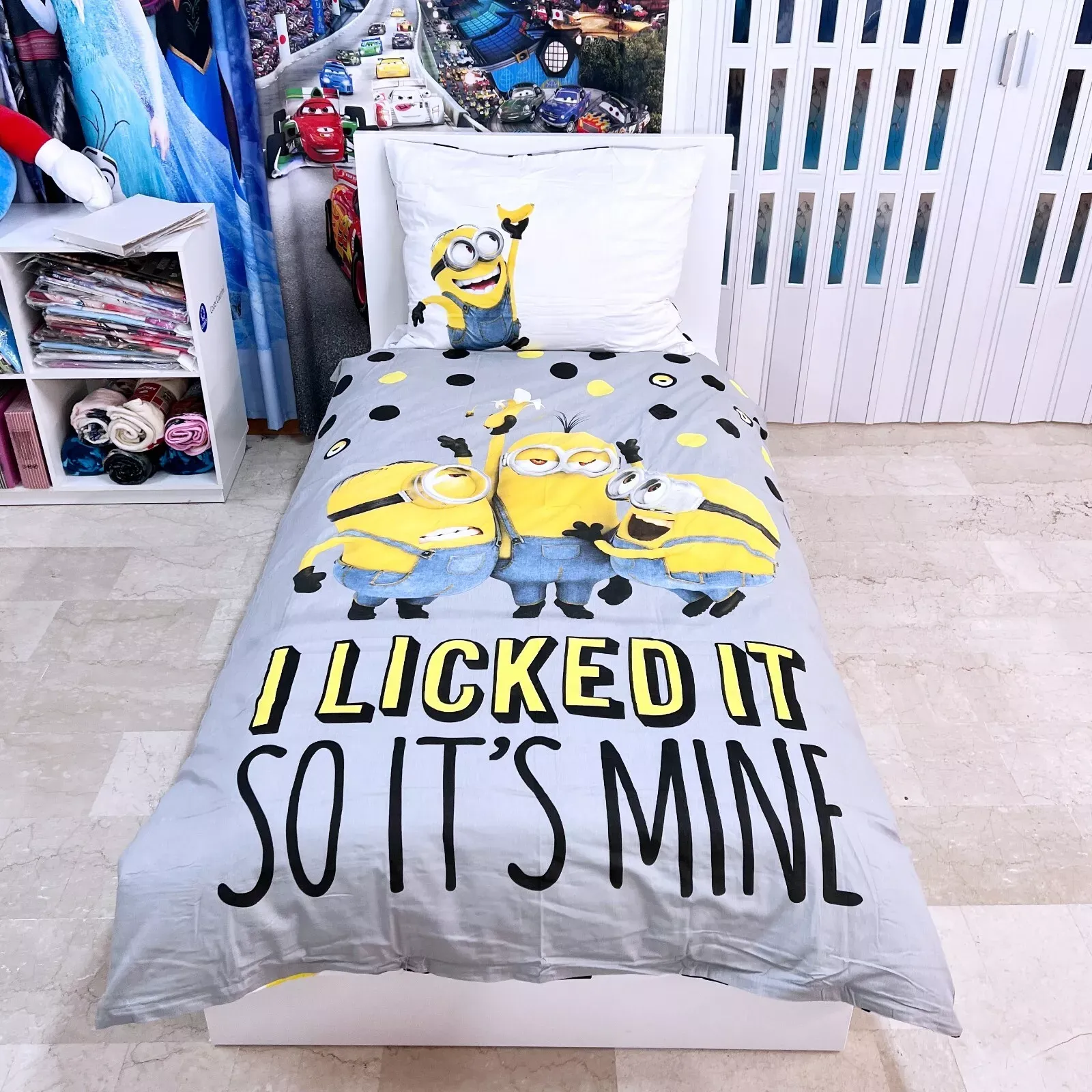 minions ‘it’s mine’ dječja posteljina, 140×200 cm - slika 2