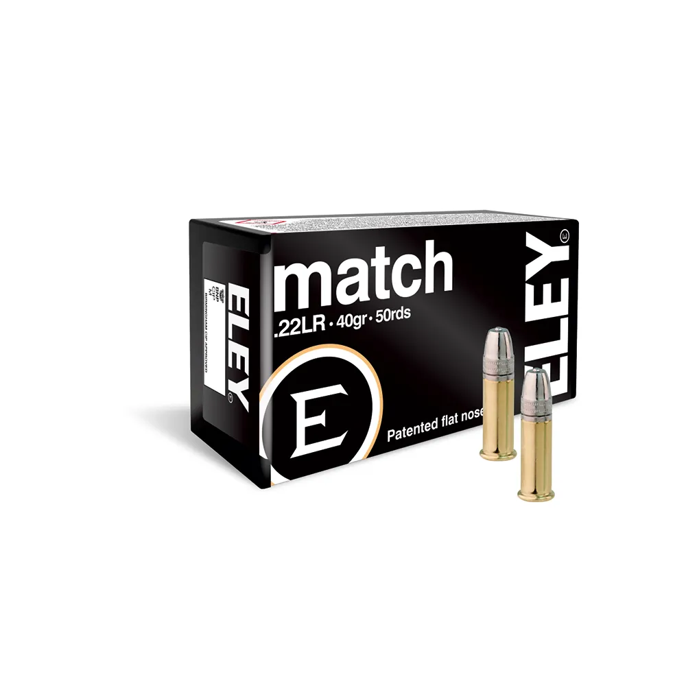 Karabinsko streljivo ELEY MATCH .22 LR 40gr - Poreč