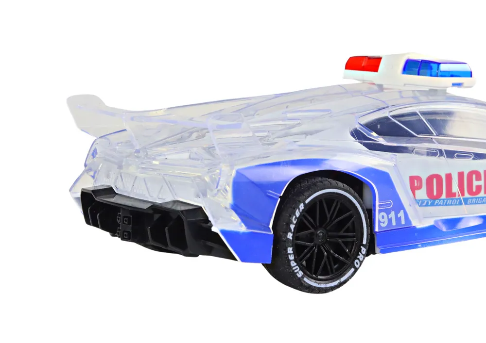 auto na daljinsko upravljanje police sports 1:16 lights - slika 5