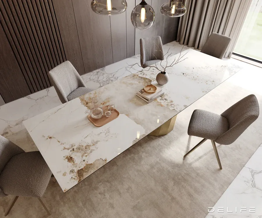 blagovaonski stol edge 300x100cm, materijal: keramika - slika 4