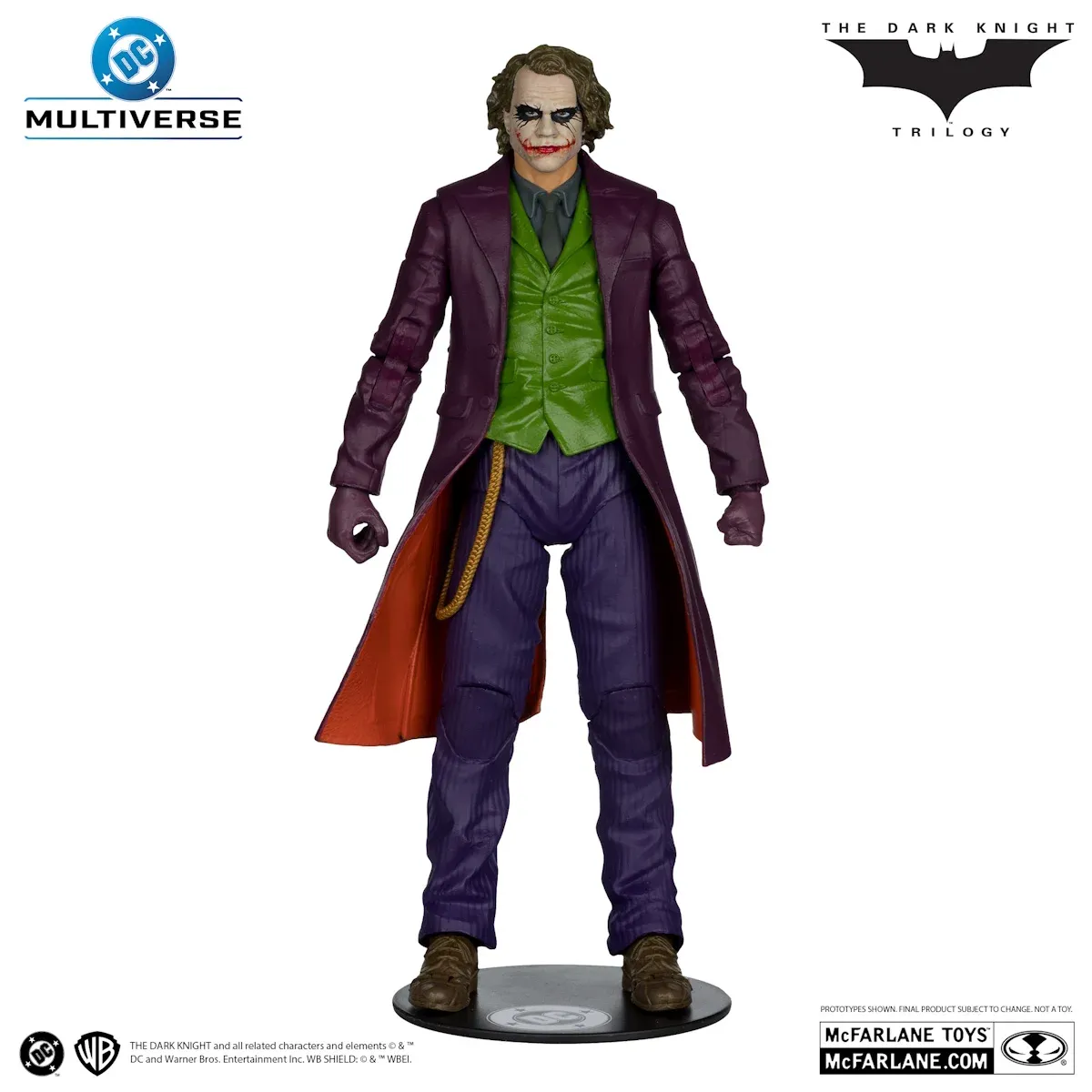mcfarlane dc multiverse – the joker (the dark knight) figura, 18cm - slika 4